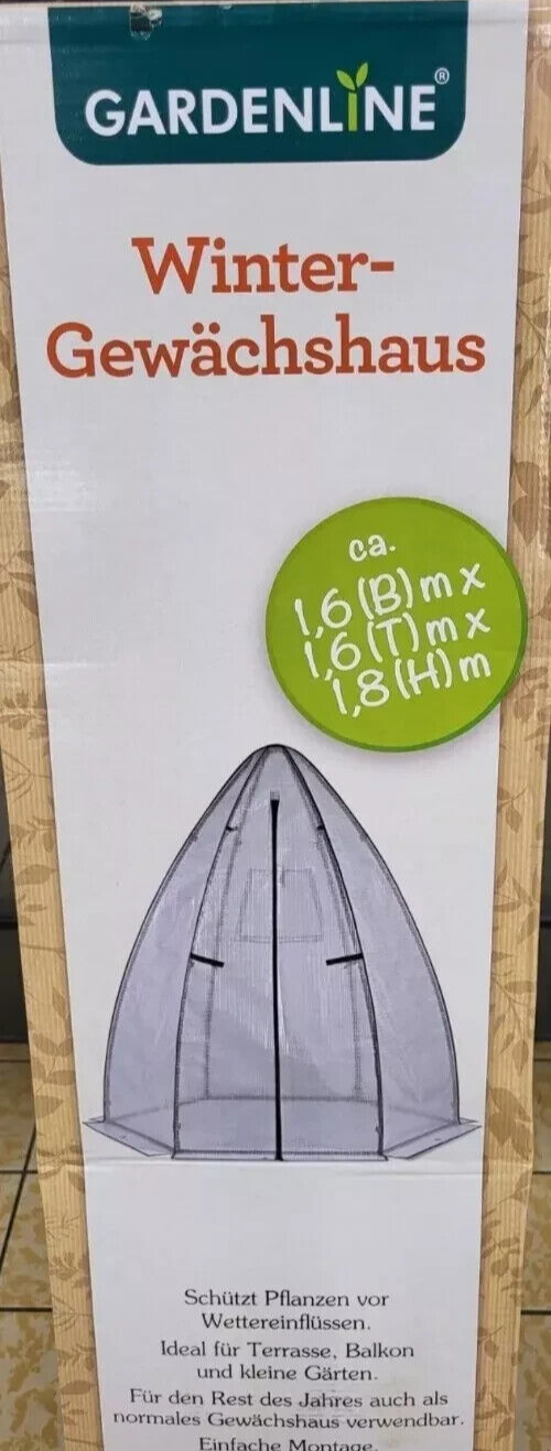 GARDENLINE Gewächshaus für Winter, Aufzucht und Lagerung, Neu&OVP
