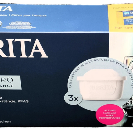Brita MAXTRA PRO Pure Performance ūdens filtra kārtridži, 3 iepakojumā, jauni un aizzīmogoti