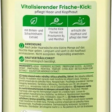 Balea bērzu matu toniks, 1 x 500 ml, jauns