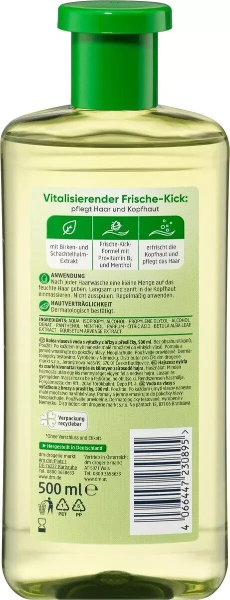 Balea bērzu matu toniks, 1 x 500 ml, jauns