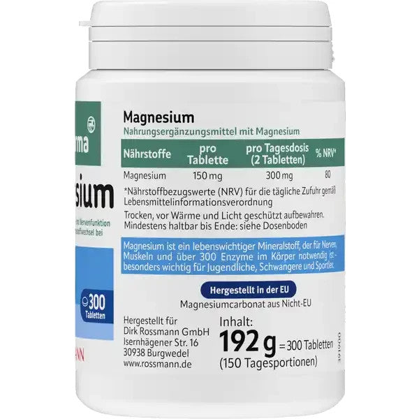 Altapharma Magnesium, Tabletten, 300 St., 192 g, neu&ovp