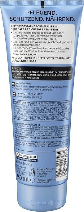BALEA Professional Shampoo Winter Protect, 250 ml, Limited Edition