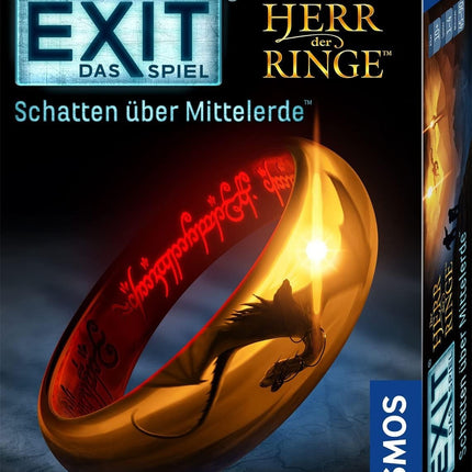 EXIT® - اللعبة: Shadows over Middle-earth™، من 1 إلى 4 لاعبين تتراوح أعمارهم بين 10 سنوات فما فوق