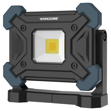 كشاف LED قابل لإعادة الشحن من WORKZONE، مع وظيفة بنك الطاقة، جديد ومختوم