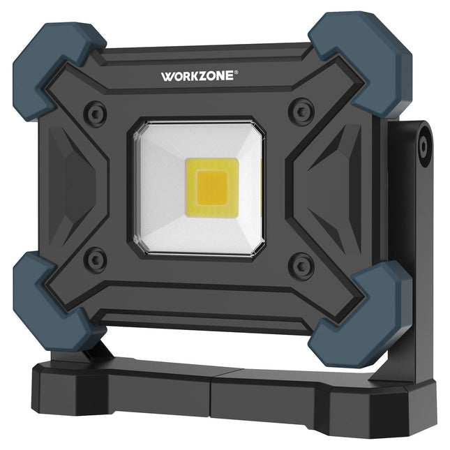 WORKZONE Wiederaufladbarer LED-Strahler, Mit Powerbank-Funktion, neu&ovp