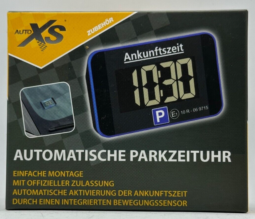AutoXS Automatische Parkzeituhr, digitale Parkscheibe, NEU & OVP
