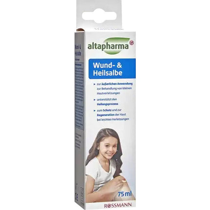 Altapharma brūču un dziedinošā ziede virspusējiem ādas bojājumiem, 75 ml, jauna