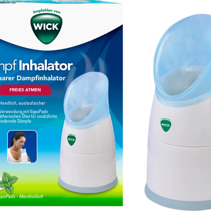 WICK Dampf-Inhalator W1300, manuell, mit 2 Vapopads, neu&ovp