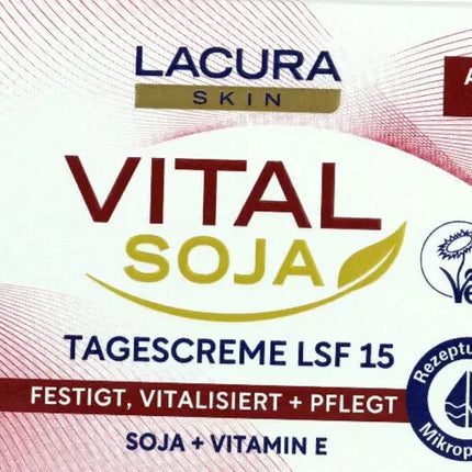 Lacura Skin Vital Soja, Tagescreme, LSF15, Vegan, 50ml, neu&ovp