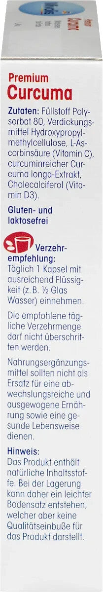 Mivolis Premium kurkumas kapsulas, 30 kapsulas, 19 g, jaunas un aizzīmogotas