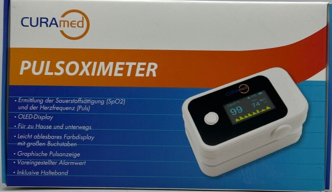 CURAMED Pulsoximeter NEU, OVP
