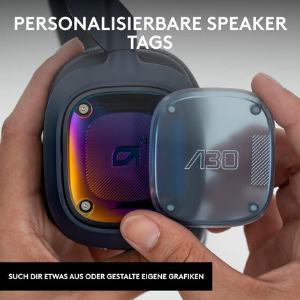 Logitech ASTRO A30 bezvadu Lightspeed austiņas, jaunas! 