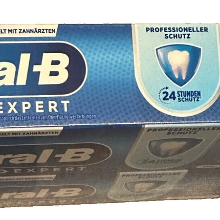 2x Oral-B Pro-Expert Zahnpasta, Professioneller Schutz Minzgeschmack, 75 ml, Neu