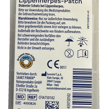 Vitalis plāksteris pret aukstumpumpām, hidrokoloīdu tehnoloģija, 1 x 15 plāksteri, jauni un aizzīmogoti