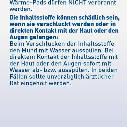 SOS Wärmegürtel, zur Schmerzlinderung bei Rückenschmerzen, 1x Gürtel + 6x Pads