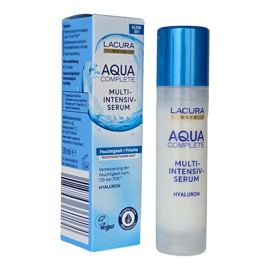 Lacura Aqua Complete Multi Intensive Serum, vegāns, 30ml, jauns un inovatīvs