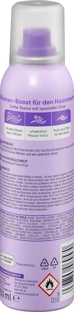 Balea Root Volume Booster Spray, 150 ml, jauns un iepakojumā