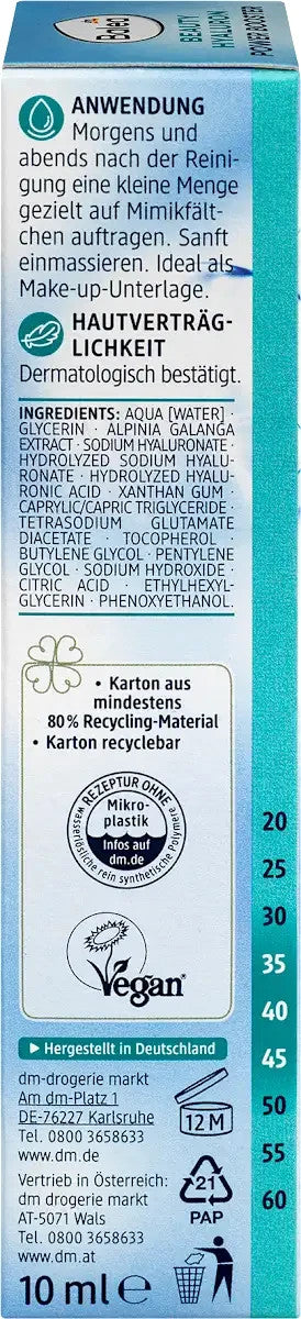 Balea Serum Beauty Hyaluron Power Booster, 10 ml, neu&ovp