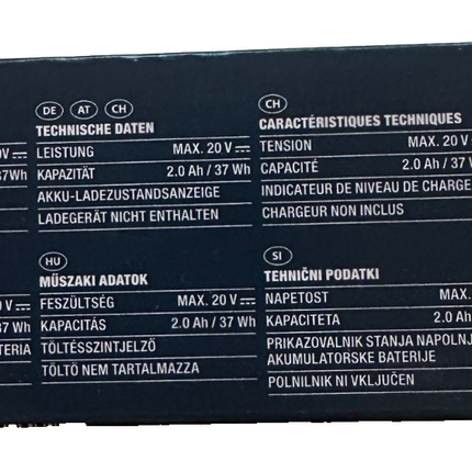 ACTIV ENERGY Akku 20 V, 2 Ah Li-Ion, Kompatibel zu FERREX Geräte, neu&ovp