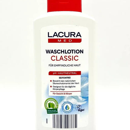 Lacura Med Classic mazgāšanas losjons, pH 5,5, bez ziepēm, maiga kopšana, 500 ml, jauns
