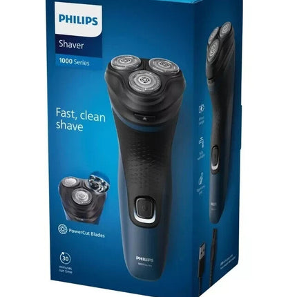 Philips Shaver 1000 Series S1134/00, sausās skuvekļa skuveklis ar akumulatoru, jauns un oriģinālajā iepakojumā
