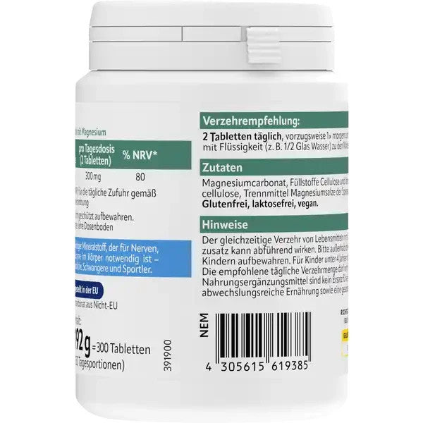 Altapharma Magnesium, Tabletten, 300 St., 192 g, neu&ovp