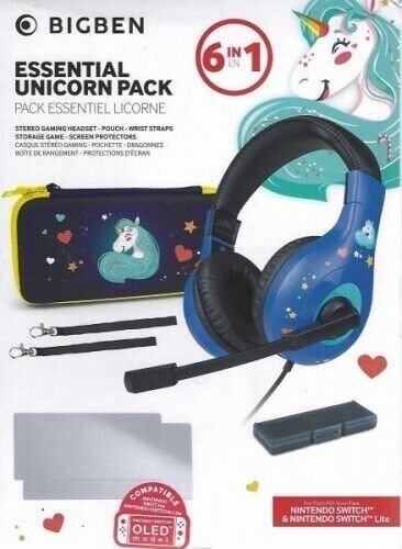 BIGBEN ZUBEHÖRPACK UNICORN Gaming Zubehör, Mehrfarbig