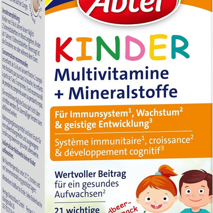 Abtei Kinder Multivitamine+Mineralstoffe, Schmelztabletten, 1x75 Stück, neu&ovp