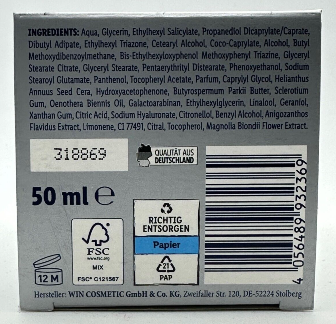 CIEN Cell Intense, Hyaluron&Kollagen, Straffung, Zellaktivierung, Tagespflege