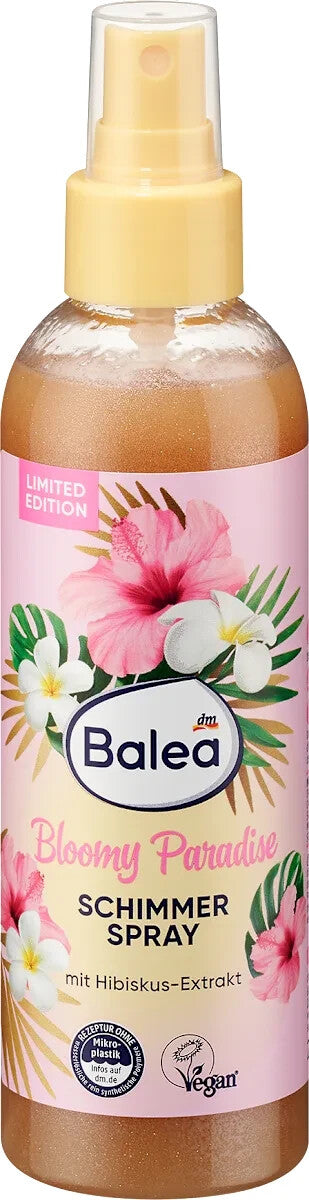 Balea Bloomy Paradise Schimmer Spray, 200 ml, neu