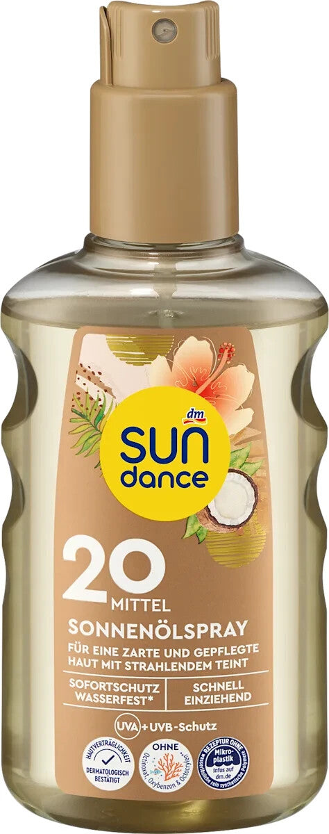 SUNDANCE Sonnenölspray, LSF 20, 200ml, Neu&ovp
