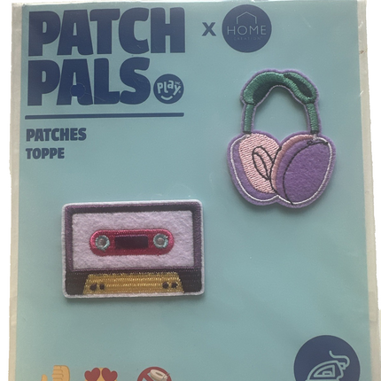 Patch Pals, uzgludināmās aplikācijas, uzgludināmie ielāpi, piešūjamie ielāpi, 2 gabalu komplekts, jauni