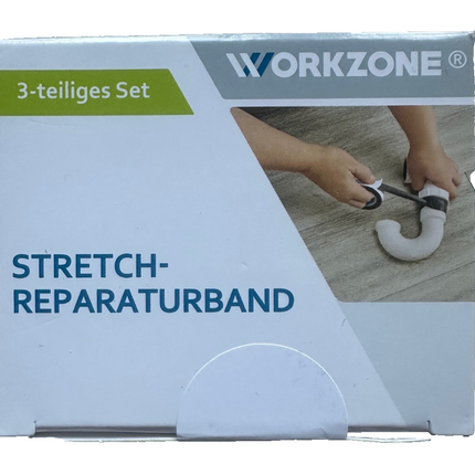 WORKZONE elastīgā remonta lente, 1 x 3 iepakojums, jauna un aizzīmogota