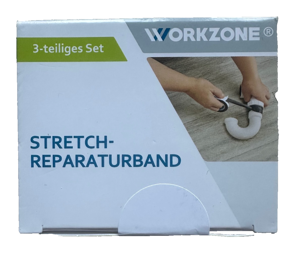 WORKZONE elastīgā remonta lente, 1 x 3 iepakojums, jauna un aizzīmogota