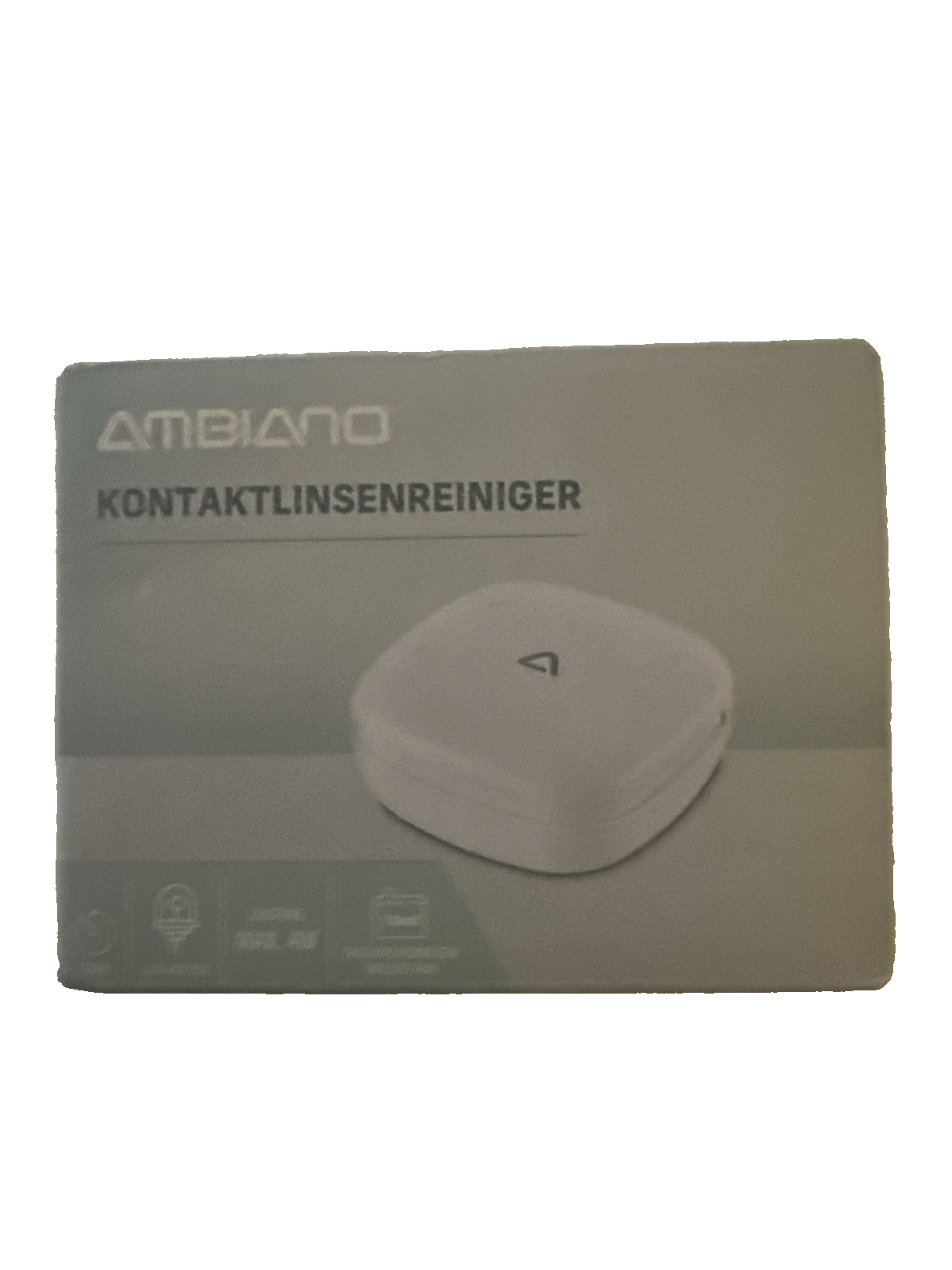 AMBIANO Kontaktlinsenreiniger mit Akku, Ultraschall- Reinigung, neu&ovp
