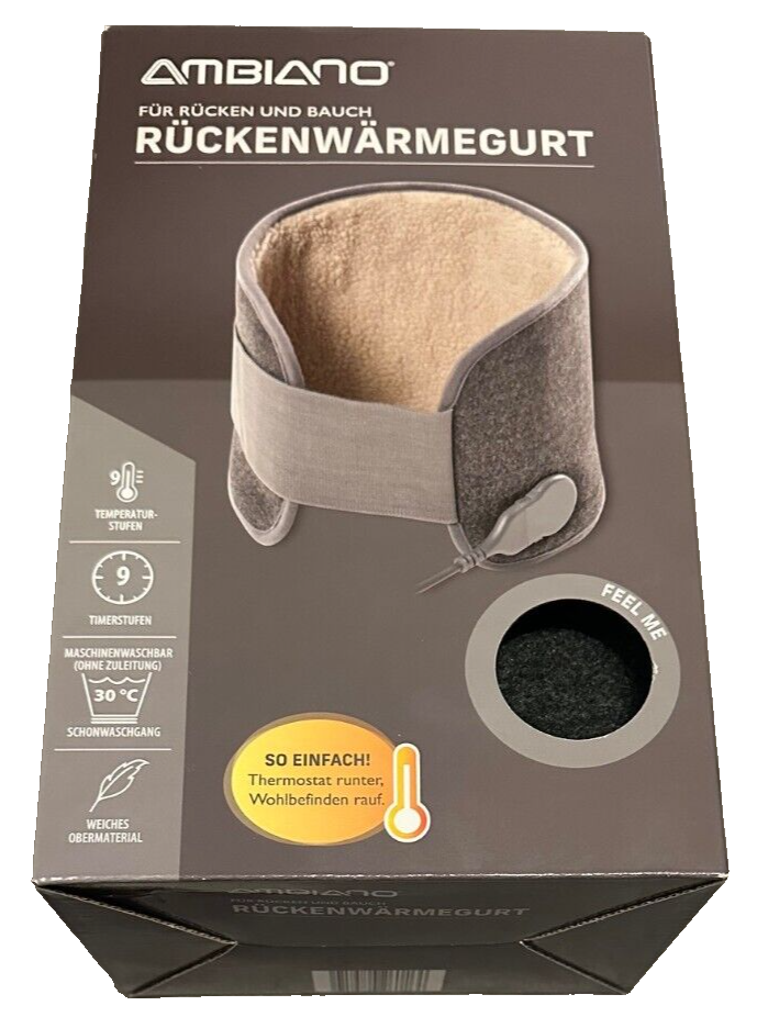 AMBIANO Rückenwärmegurt, für Rücken und Bauch, neu&ovp