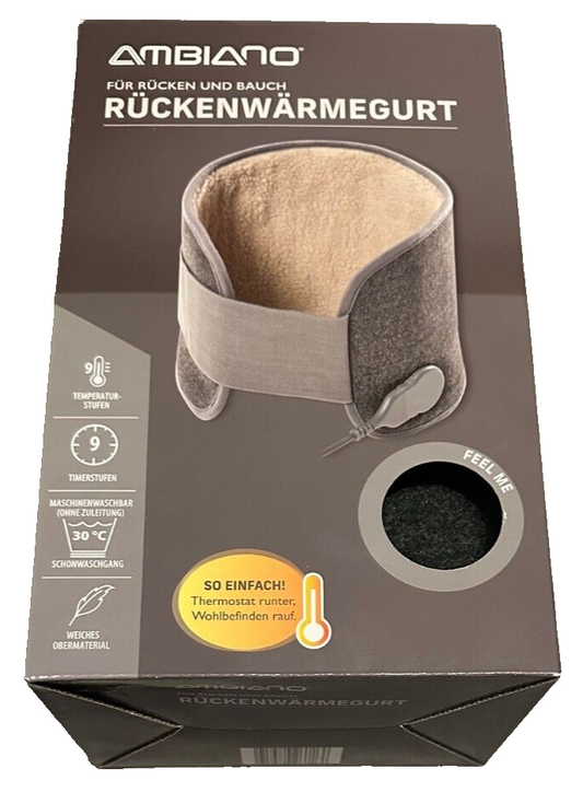 AMBIANO Rückenwärmegurt, für Rücken und Bauch, neu&ovp