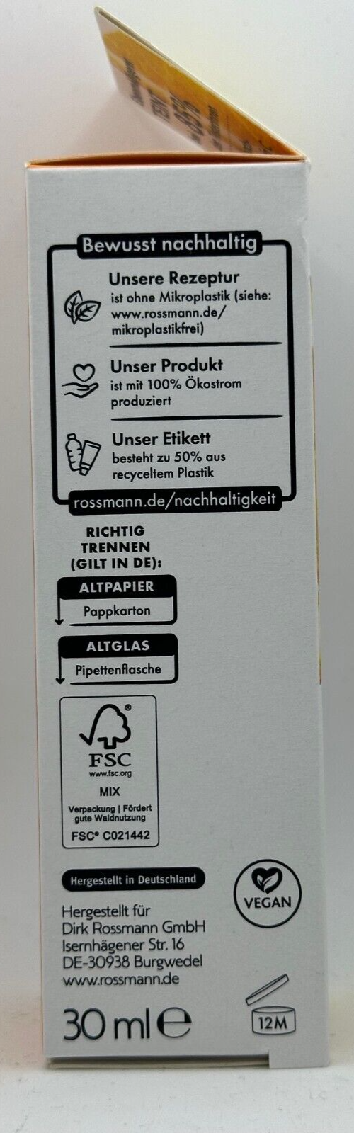 ISANA Intensiv Serum, Vitamin C 10%, 30 ml, Neu&OVP