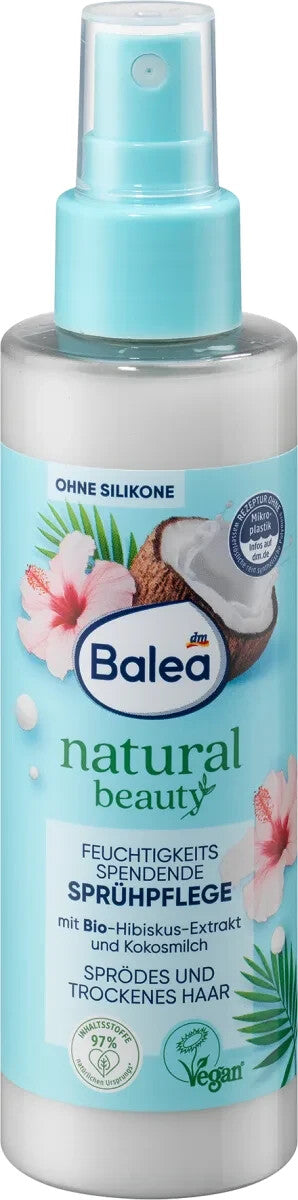 Balea Sprühpflege Natural Beauty Feuchtigkeit, 150 ml, Neu