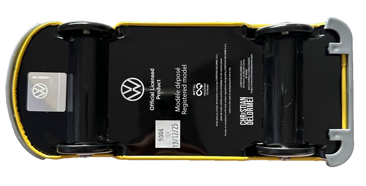 Volkswagen VW T1 autobusa Bulli kolekcijas metāla cepumu/glabāšanas kārba, jauna