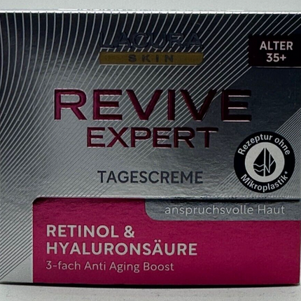 LACURA Skin Revive Expert dienas krēms, trīskāršs pretnovecošanās efekts, 50ml, JAUNS UN IZLIETOTS