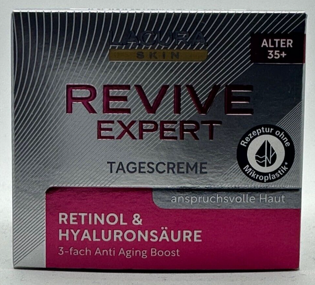 LACURA Skin Revive Expert dienas krēms, trīskāršs pretnovecošanās efekts, 50ml, JAUNS UN IZLIETOTS