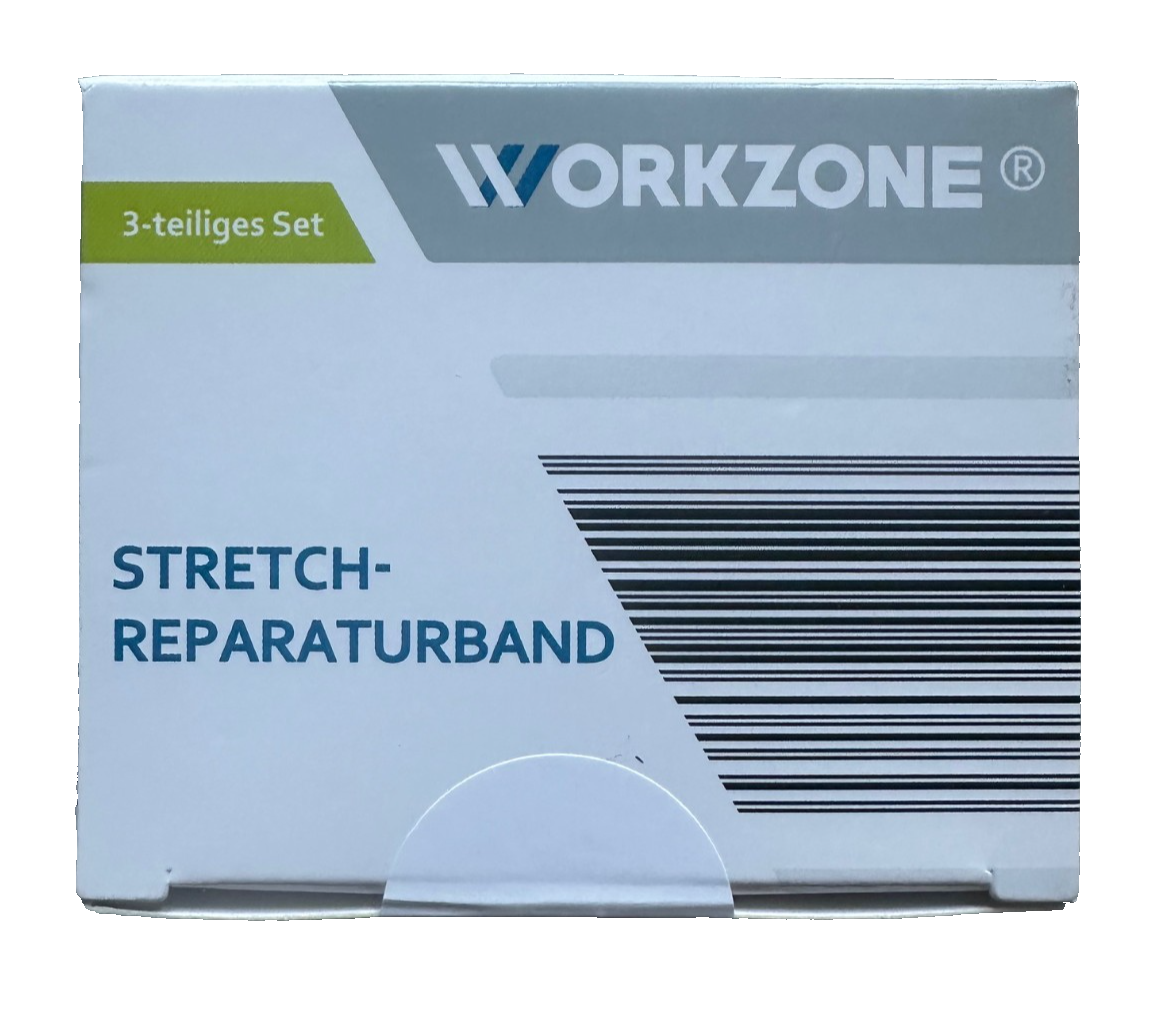 WORKZONE elastīgā remonta lente, 1 x 3 iepakojums, jauna un aizzīmogota