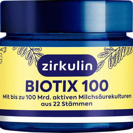 Zirkulin Biotix 100, ar B2 un B6 vitamīniem, 1 x 28 kapsulas, jaunas un aizzīmogotas