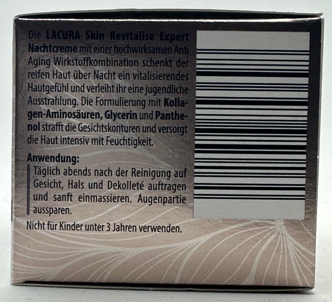 LACURA Skin Revitalise Expert nakts krēms nobriedušai ādai, 50ml, JAUNS un OVP