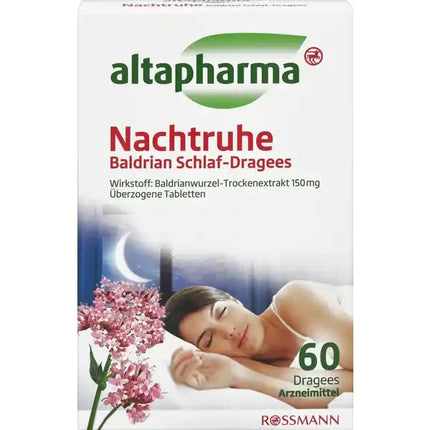 أقراص فاليريان للنوم من ألتا فارما، 60 قرصًا، عبوة جديدة وأصلية