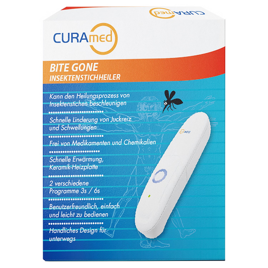 CuraMed Insektenstichheiler, Weiß, Incl. Batterien, neu&ovp