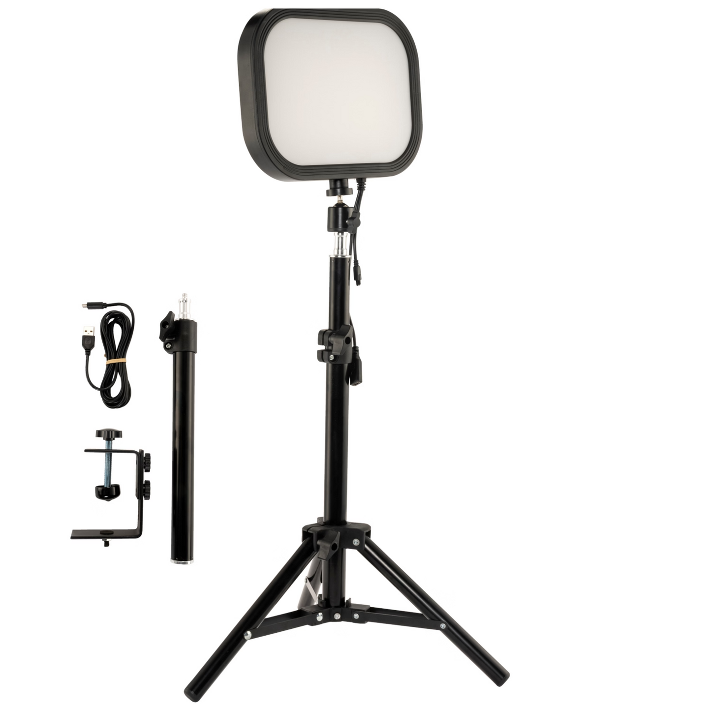 Casalux LED Studiolicht mit Stativ, Selfie Licht, Streaming Licht, neu&ovp
