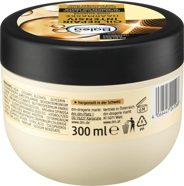 Balea Professional matu kopšanas eļļa intensīvai matu kopšanai, 300 ml, jauns