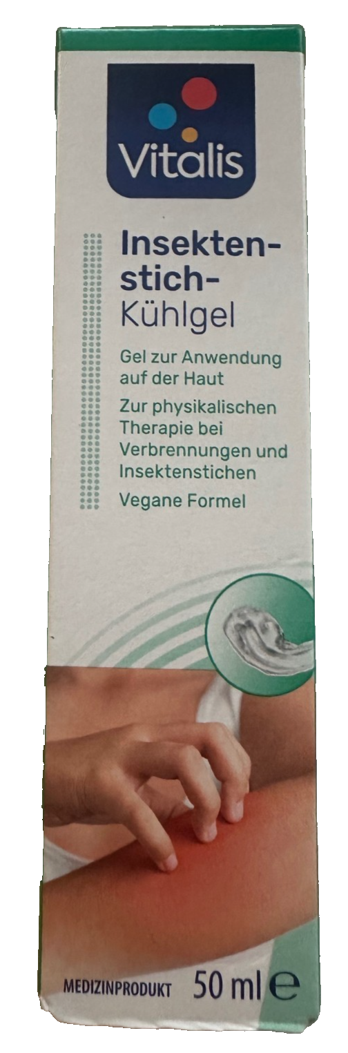 VITALIS dzesēšanas gels pret odu kodumiem, niezi un saules apdegumiem, 1x50ml